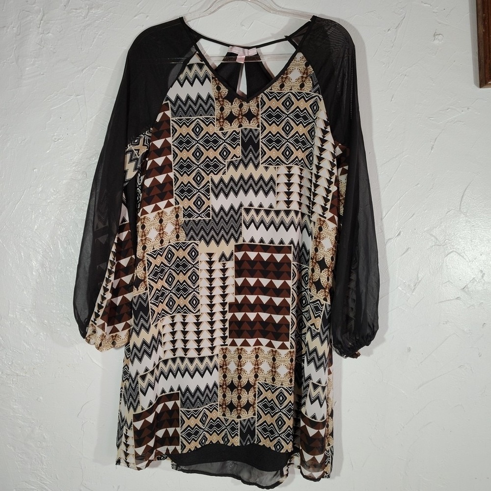Romeo & Juliet Couture Dress Ladies M Lined Sheer Sleeves Evening Cruise Light